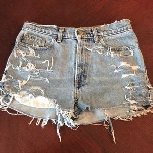 High waisted shorts